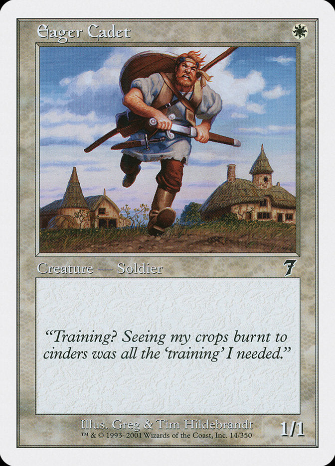 Eager Cadet (14) [Seventh Edition] | Odin's Place