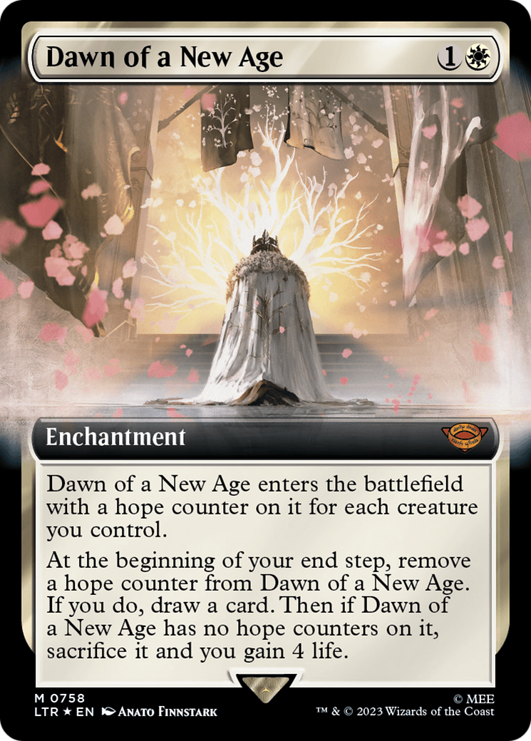 Dawn of a New Age (Extended Art) (Surge Foil) [The Lord of the Rings: Tales of Middle-Earth] | Odin's Place