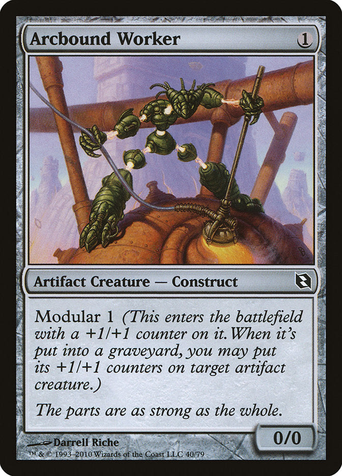 Arcbound Worker (40) [Duel Decks: Elspeth vs. Tezzeret] | Odin's Place