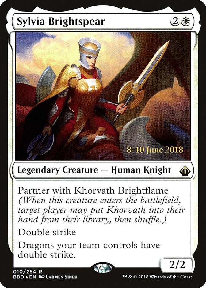 Sylvia Brightspear (10) [Battlebond Prerelease Promos] | Odin's Place