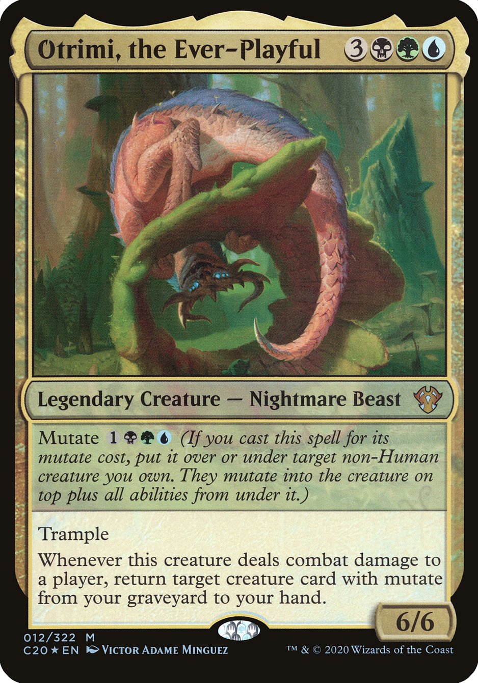 Otrimi, the Ever-Playful (Oversized) [Commander 2020 Oversized] | Odin's Place