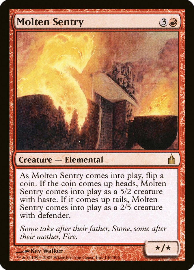 Molten Sentry (136) [Ravnica: City of Guilds] | Odin's Place