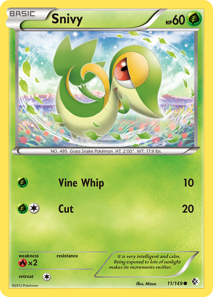 Snivy (11/149) [Black & White: Boundaries Crossed] | Odin's Place