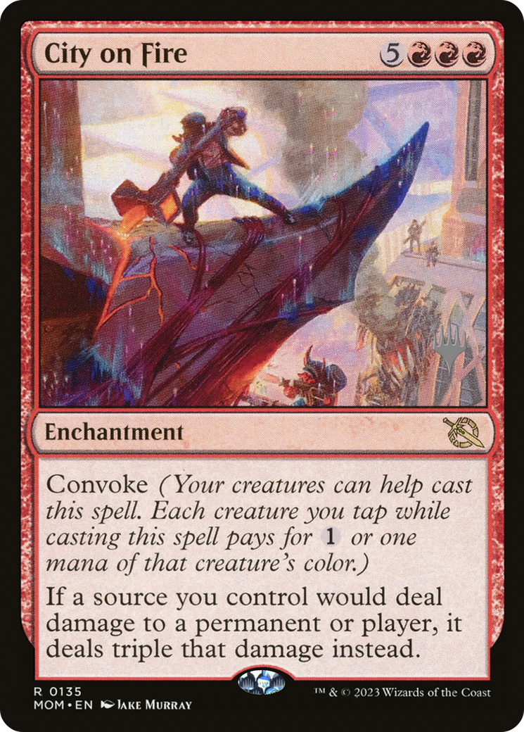 City on Fire (Promo Pack) [March of the Machine Promos] | Odin's Place