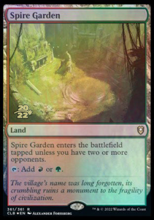 Spire Garden [Commander Legends: Battle for Baldur's Gate Prerelease Promos] | Odin's Place