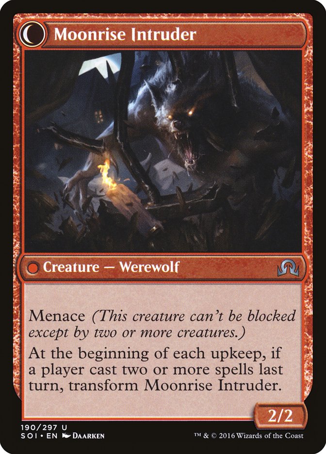 Village Messenger // Moonrise Intruder [Shadows over Innistrad] | Odin's Place