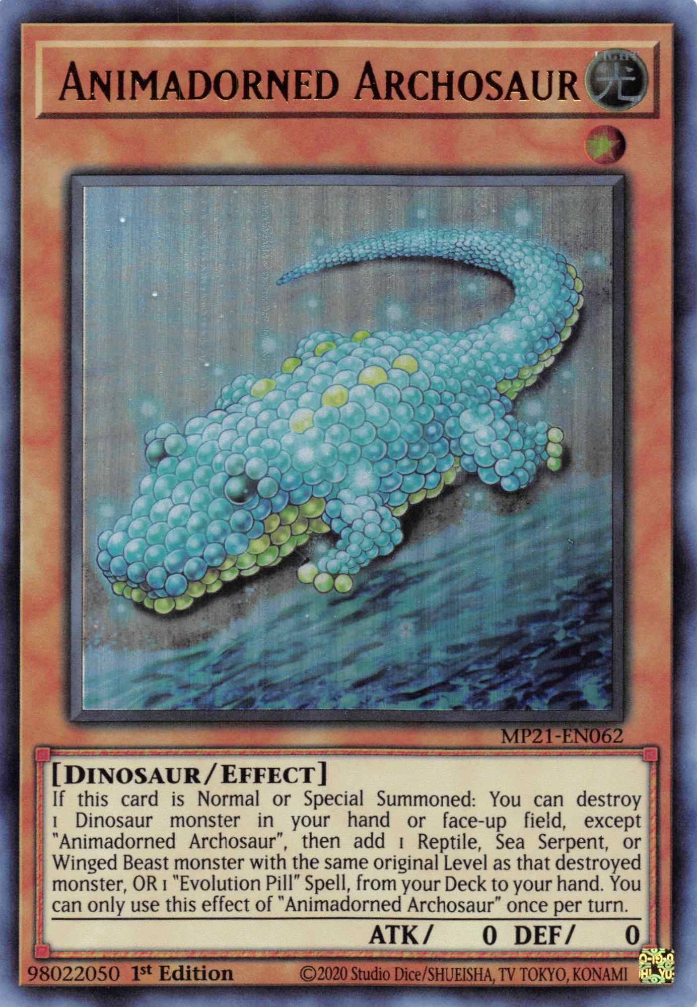 Animadorned Archosaur [MP21-EN062] Ultra Rare | Odin's Place