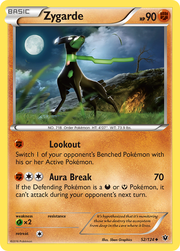 Zygarde (52/124) [XY: Fates Collide] | Odin's Place