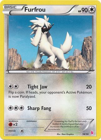 Furfrou (16/30) [XY: Trainer Kit - Sylveon] | Odin's Place