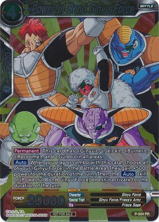 Powerful Bond Ginyu Force (P-024) [Promotion Cards] | Odin's Place