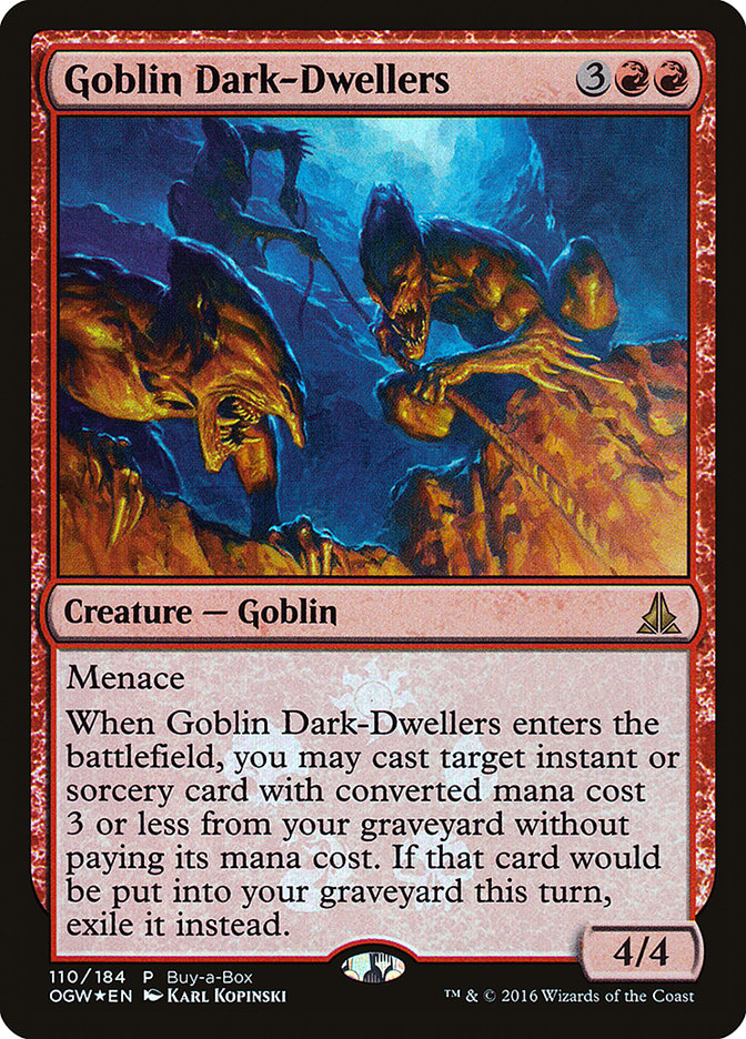 Goblin Dark-Dwellers (110) (Buy-A-Box) [Oath of the Gatewatch Promos] | Odin's Place
