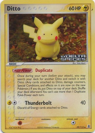Ditto (39/113) (Stamped) [EX: Delta Species] | Odin's Place