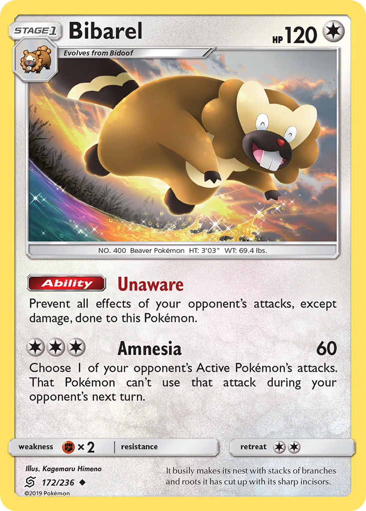 Bibarel (172/236) [Sun & Moon: Unified Minds] | Odin's Place
