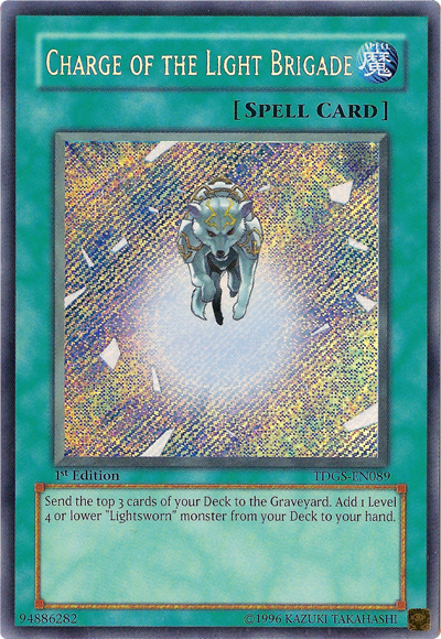 Charge of the Light Brigade [TDGS-EN089] Secret Rare | Odin's Place