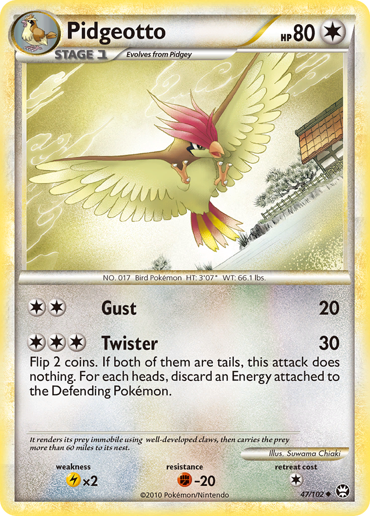 Pidgeotto (47/102) [HeartGold & SoulSilver: Triumphant] | Odin's Place
