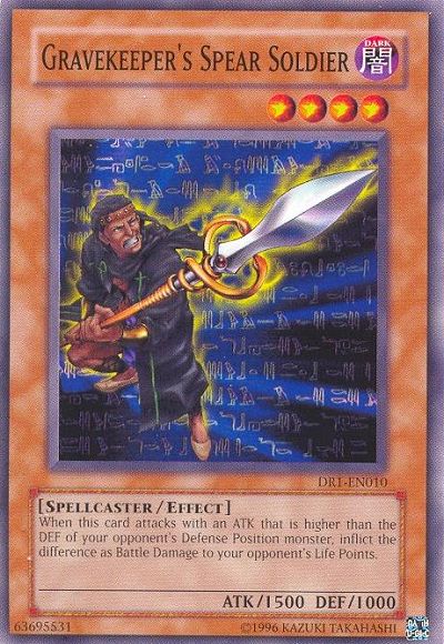 Gravekeeper's Spear Soldier [DR1-EN010] Common | Odin's Place