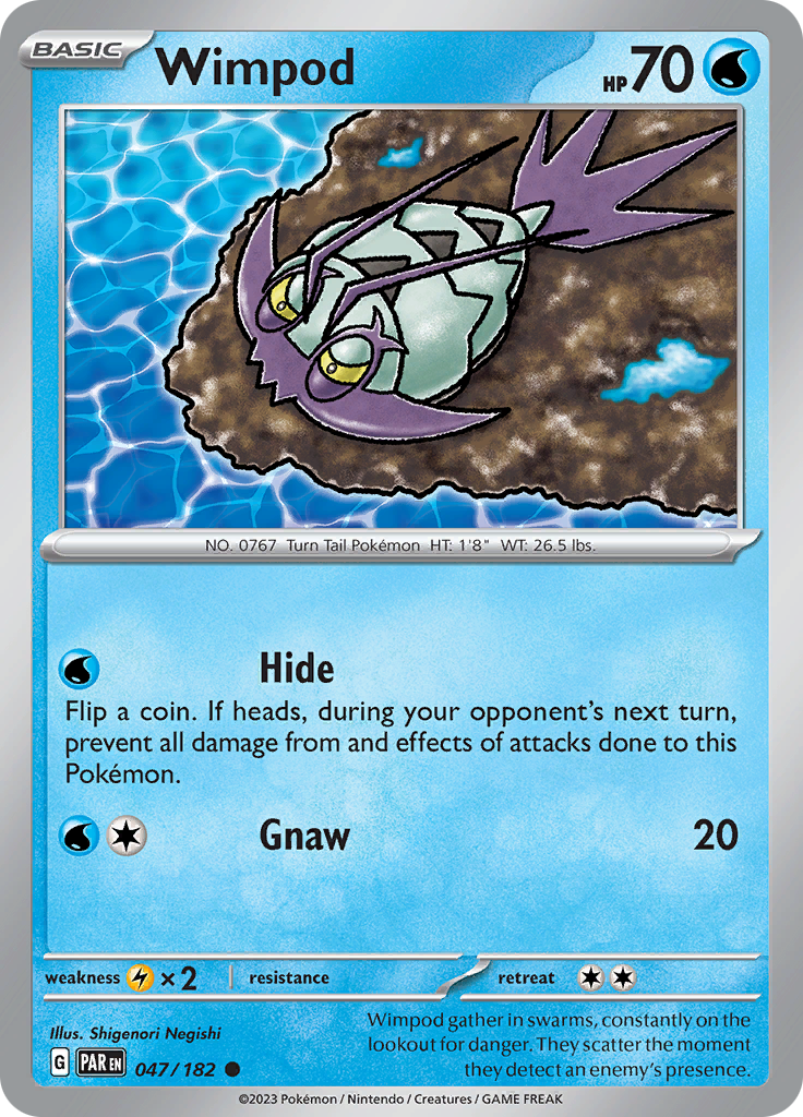 Wimpod (047/182) [Scarlet & Violet: Paradox Rift] | Odin's Place