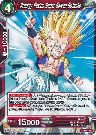 Prodigy Fusion Super Saiyan Gotenks (BT2-015) [Union Force] | Odin's Place