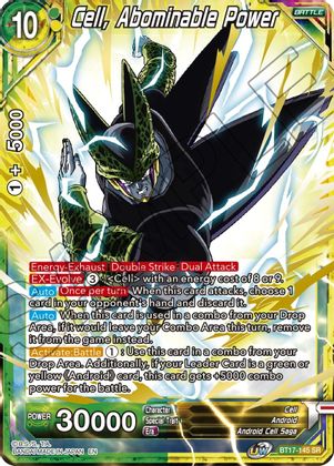Cell, Abominable Power (BT17-145) [Ultimate Squad] | Odin's Place