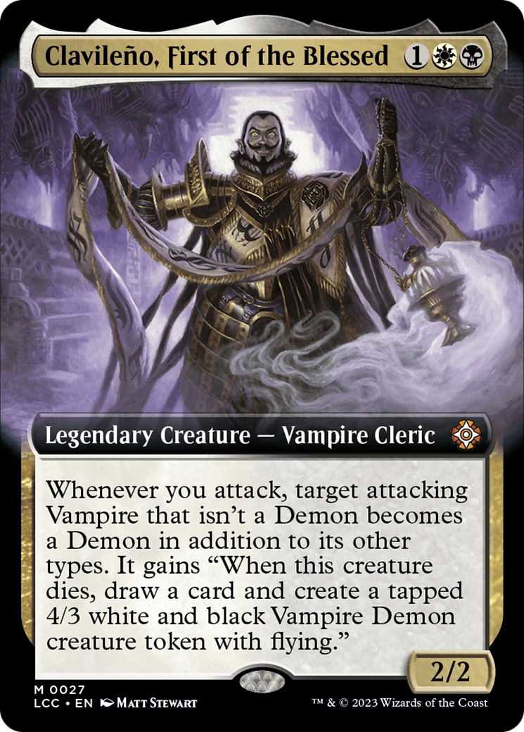 Clavileno, First of the Blessed (Extended Art) [The Lost Caverns of Ixalan Commander] | Odin's Place