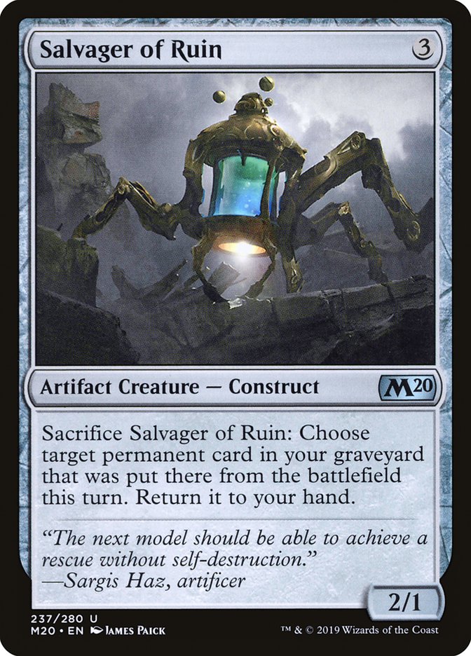 Salvager of Ruin [Core Set 2020] | Odin's Place