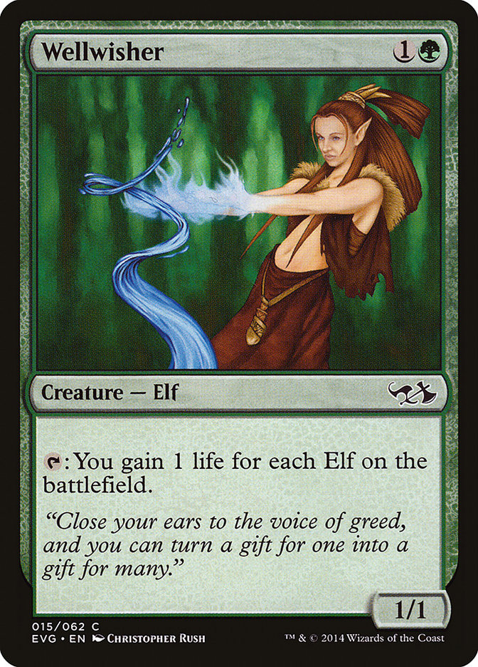 Wellwisher (15) (Elves vs. Goblins) [Duel Decks Anthology] | Odin's Place