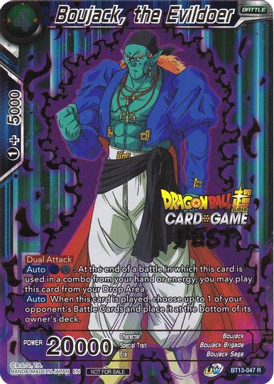 Boujack, the Evildoer (Card Game Fest 2022) (BT13-047) [Tournament Promotion Cards] | Odin's Place