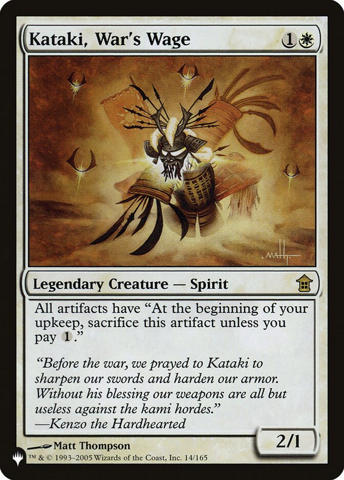 Kataki, War's Wage [The List] | Odin's Place