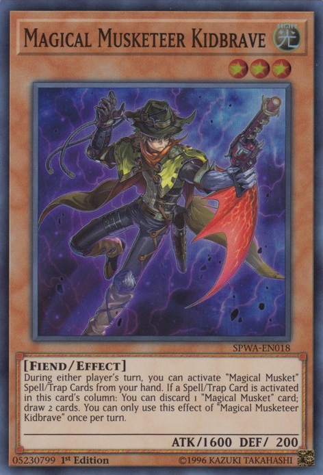 Magical Musketeer Kidbrave [SPWA-EN018] Super Rare | Odin's Place