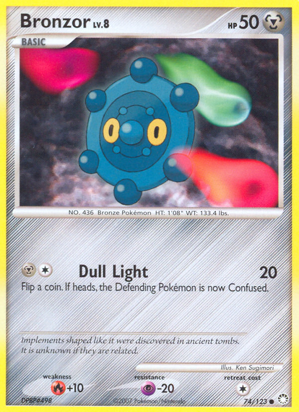 Bronzor (74/123) [Diamond & Pearl: Mysterious Treasures] | Odin's Place