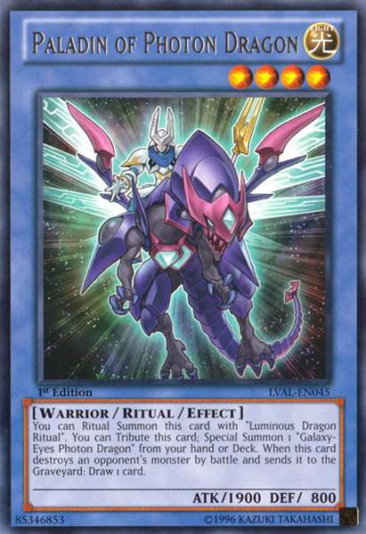 Paladin of Photon Dragon [LVAL-EN045] Rare | Odin's Place