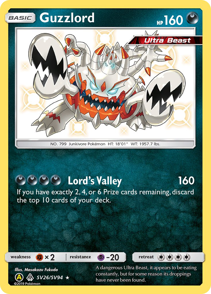 Guzzlord (SV26/SV94) [Sun & Moon: Hidden Fates - Shiny Vault] | Odin's Place