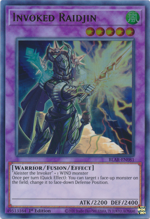 Invoked Raidjin [BLAR-EN081] Ultra Rare | Odin's Place
