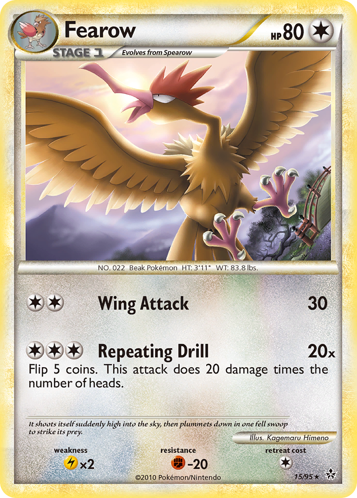 Fearow (15/95) [HeartGold & SoulSilver: Unleashed] | Odin's Place