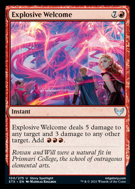 Explosive Welcome [Strixhaven: School of Mages] | Odin's Place
