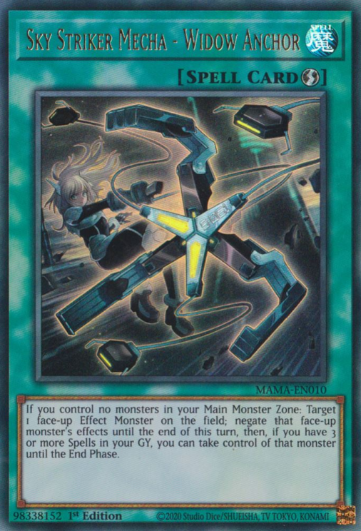 Sky Striker Mecha - Widow Anchor [MAMA-EN010] Ultra Rare | Odin's Place