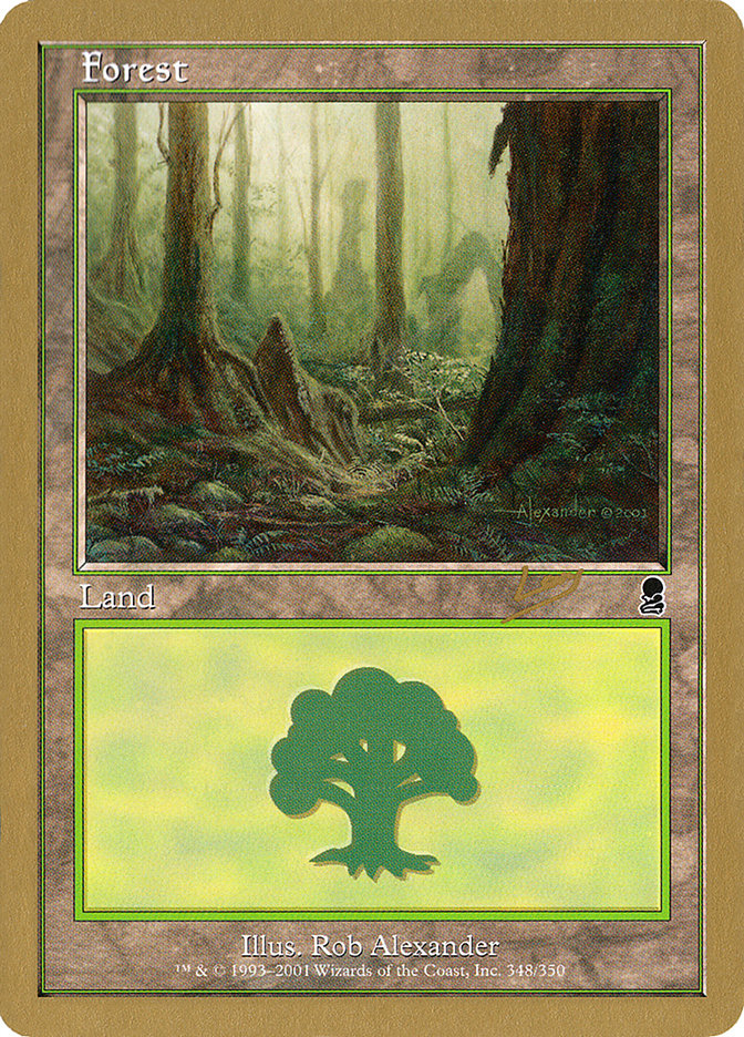 Forest (rl348) (Raphael Levy) [World Championship Decks 2002] | Odin's Place