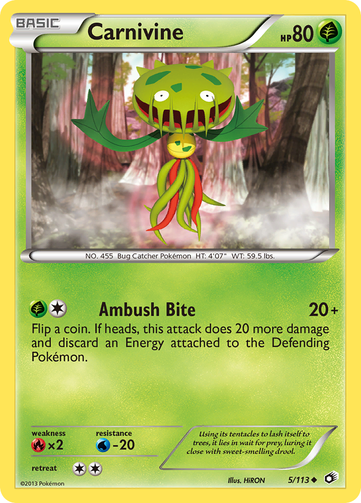 Carnivine (5/113) [Black & White: Legendary Treasures] | Odin's Place