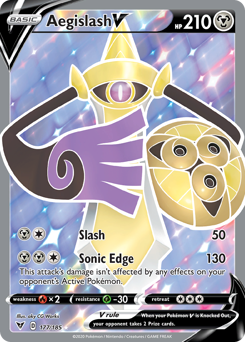 Aegislash V (177/185) [Sword & Shield: Vivid Voltage] | Odin's Place