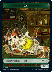 Dog // Cat Double-Sided Token [Secret Lair Commander Deck: Raining Cats and Dogs Tokens] | Odin's Place