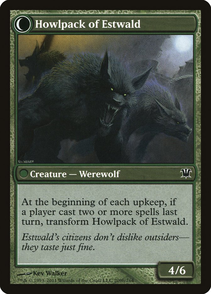 Villagers of Estwald // Howlpack of Estwald [Innistrad] | Odin's Place