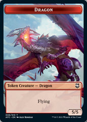 Dragon // Dragon Spirit Double-Sided Token [Dungeons & Dragons: Adventures in the Forgotten Realms Commander Tokens] | Odin's Place