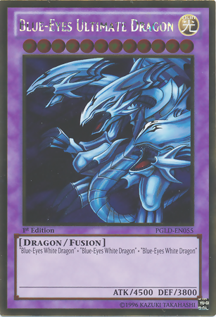 Blue-Eyes Ultimate Dragon [PGLD-EN055] Gold Rare | Odin's Place