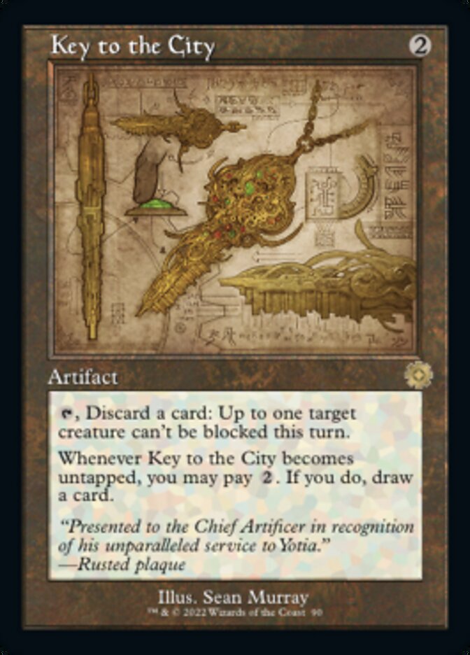 Key to the City (Retro Schematic) [The Brothers' War Retro Artifacts] | Odin's Place
