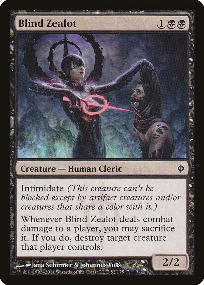 Blind Zealot (52) [New Phyrexia] | Odin's Place