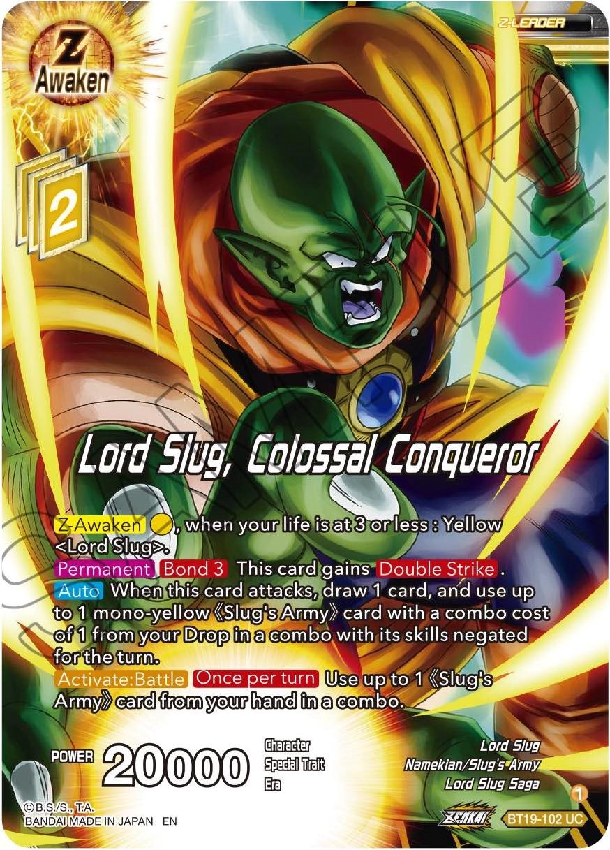 Lord Slug, Colossal Conqueror (BT19-102) [Fighter's Ambition] | Odin's Place