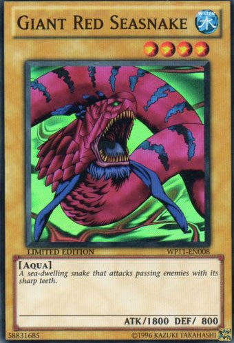 Giant Red Seasnake [WP11-EN008] Super Rare | Odin's Place