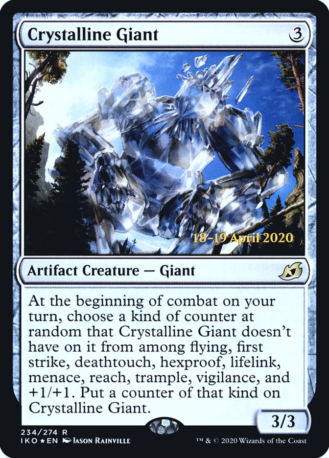 Crystalline Giant [Ikoria: Lair of Behemoths Prerelease Promos] | Odin's Place