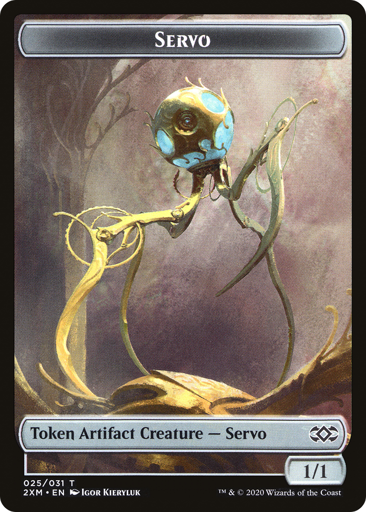 Human Soldier // Servo Double-Sided Token [Double Masters Tokens] | Odin's Place