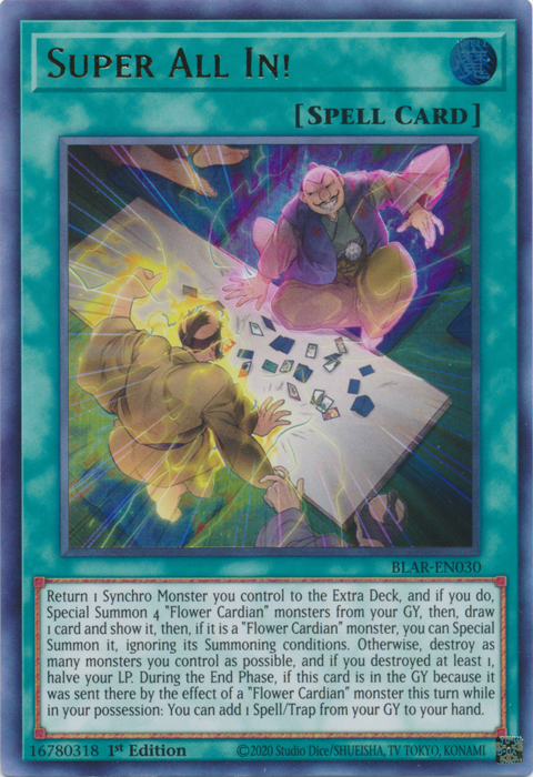 Super All In! [BLAR-EN030] Ultra Rare | Odin's Place